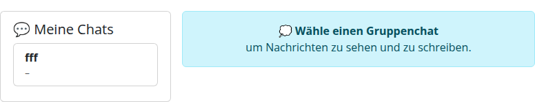 Gruppenchat erstellen